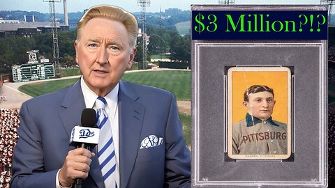 Ai Vin Scully's CRAZY Honus Wagner Card