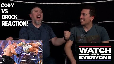 Cody Rhodes vs. Brock Lesnar Reaction! (Night of Champions 2023)
