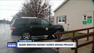 Hamburg highway superintendent must surrender his town vehicle