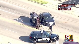 Chopper 9 exclusive: Crash at Galbraith and Daly