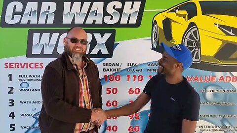 Mr Brian Testimonial 2, New Car Wash Franchisee, Shoprite Pretoria North