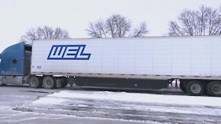 Freight deliveries can be impacted during icy conditions