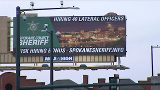 Spokane County Sheriff makes statement with recruiting billboards in Denver