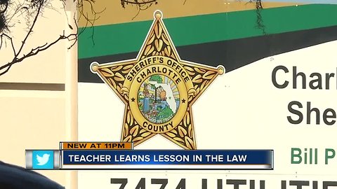 Florida teacher accused of filing false police report as cover for being late for work