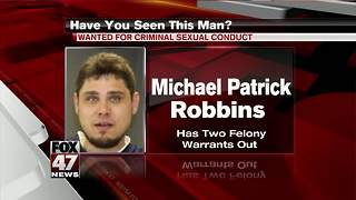 Man wanted for felony criminal sexual conduct in Lansing