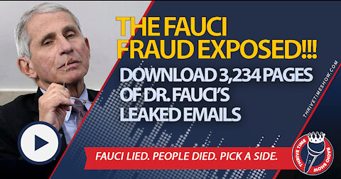 Fauci Lied. People Died. Pick a Side.