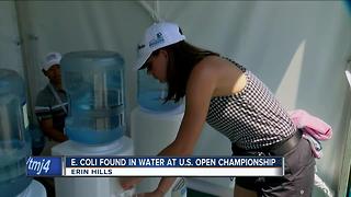 E. coli found in water at U.S. Open