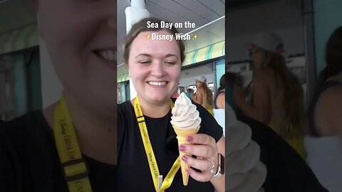 SEA DAY ON THE DISNEY WISH #disneycruise #disneywish #disneycruisevlog #disneyvlog