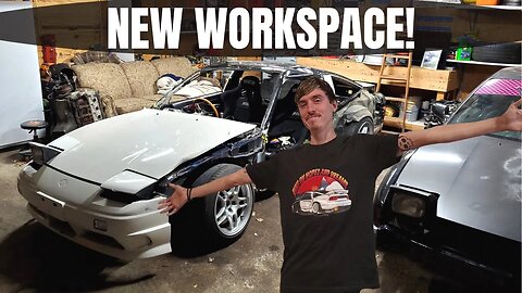 Good News, New WorkSpace for the Project 240sx│Gathering S13 Car Parts