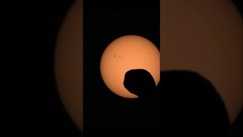 Som ET - 78 - Mars - Perseverance Rover Sees Solar Eclipse on Mars #Shorts