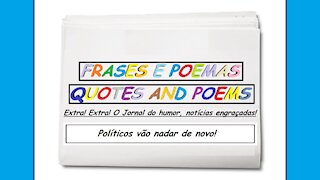 Notícias engraçadas: Políticos vão nadar de novo! [Frases e Poemas]