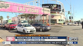 Pedestrian bridges planned for Sahara and Las Vegas Blvd.