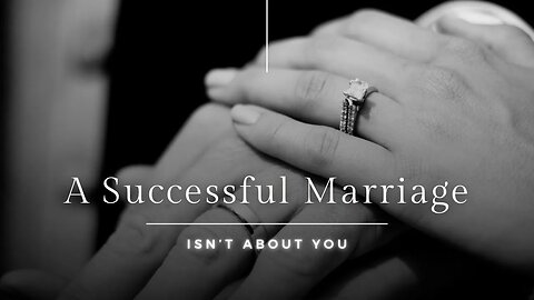 A Successful #Marriage