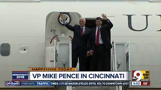 Vice President Pence will be in Cincinnati today