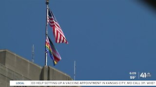 Kansas City places Pride flag atop city hall for 1st time in history