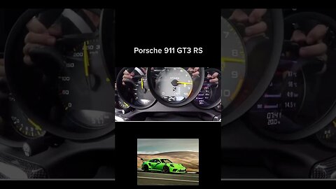 PORSHE 911 GT3 RS ACCELERATION