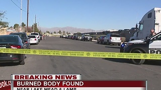 Burned body found near Lake Mead, Lamb