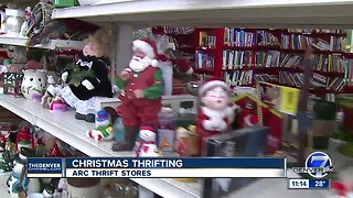 Christmas thrifting at Arc Thrift Stores