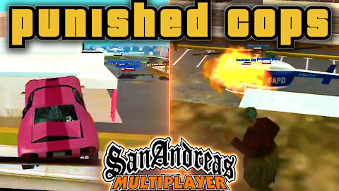 Obliterated a Helicopter of 4 Cops With 2 Grenades in GTA SAMP