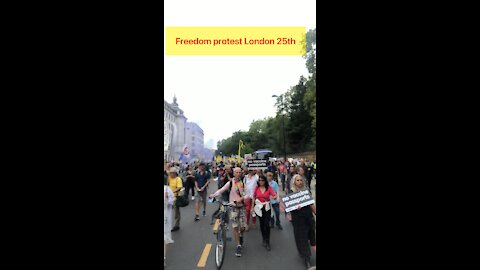 25th of September freedom protest London