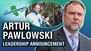 Artur Pawlowski announces run for leadership of the Independence Party of Alberta