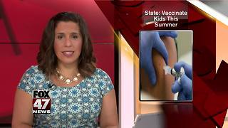 Make sure your child's vaccinations are up to date before school starts