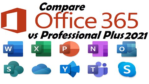 Office 365 vs. Professional Plus 2021