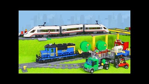 LEGO City Zug: Neue Eisenbahn mit Kran & Spielzeugautos für Kinder!