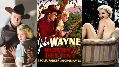 RIDERS OF DESTINY (1933) John Wayne, Cecilia Parker & Forrest Taylor | Romance, Western | COLORIZED