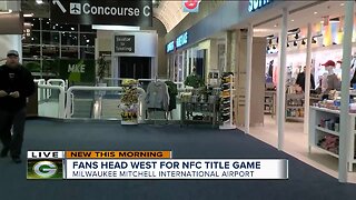 Fans head west for NFC championship game