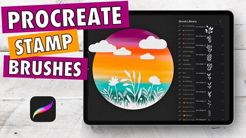 How To Create Procreate Stamp Brushes - EASY TUTORIAL ✨