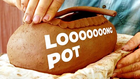 Making the Gila Football Pot - Hand-Building Pottery