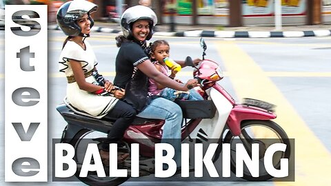 BALI INDONESIA - Motor Bike Ride 🛵 🇮🇩
