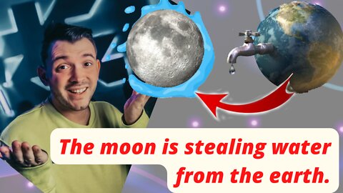 How is the Moon stealing Earth's water?