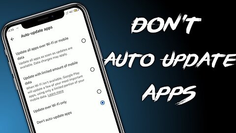 How to Stop Auto Update in Play Store | Stop Google Play Auto Update Apps | Update off in Play Store