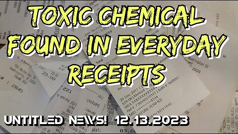 Harmful Chemical In Everyday Store Receipts