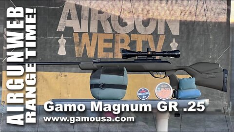 AIRGUN RANGE TIME - Gamo Magnum GR .25, Old School Breakbarrel! Fix it Sticks and Patch Worm Too!