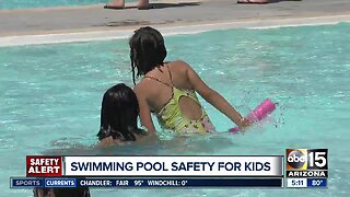 Swimming pool safety for kids