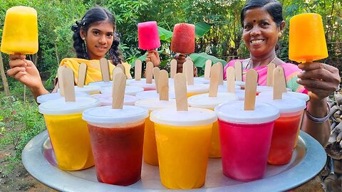 Kuchi Ice Recipe In Tamil | Orange, Grapes, Watermelon, Pineapple, Pomegranate Kuchi Ice Recipe