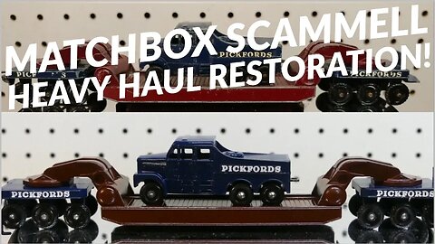 Matchbox Restoration Vintage - Scammell Heavy Hauler Major Pack 6