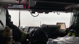 South Metro Fire Rescue respond in low visibility