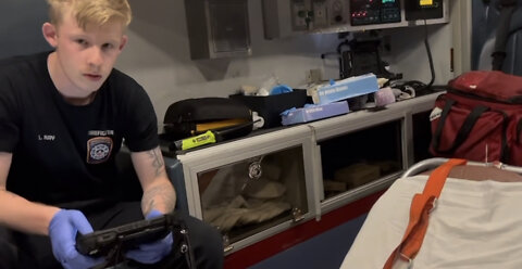 Corrine IRL And Joushua Freeman In Ambulance After Being Assaulted