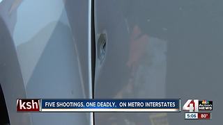 KCPD investigating series of shootings on major KC roadways