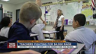Hillsborough teachers asking for help to get $4K raise promised by district