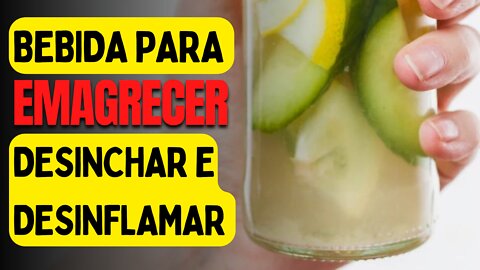 RECEITA DA BEBIDA QUE EMAGRECE ,DESINCHA E DESINFLAMA