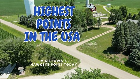 Highest Elevation in IOWA - Hawkeye Point & Campground View