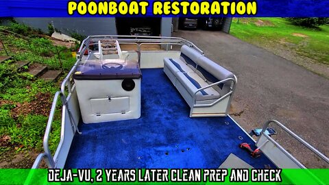 Pontoon boat repair (Part 7) Deja-Vu FINALLY finishing the Pontoon poon boat and trailer