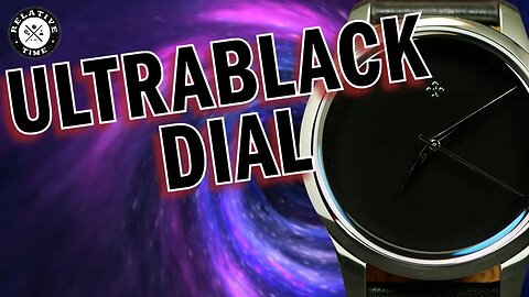A Truer Black Dial? Redentore ULTRABLACK Absorbs 99.4% Of All Visbale Light 36 & 40mm