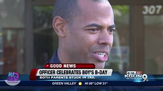 Good News: officer celebrates birthday