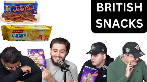 Americans Try British Snacks for The First Time!